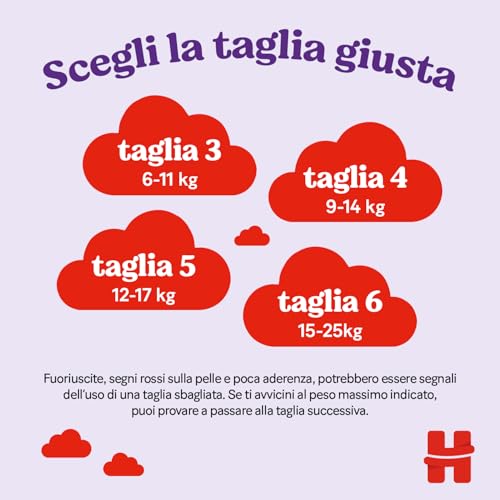 Huggies Little Movers Pannolini Mutandina Taglia 4 (9-14 kg), Ultra assorbente, Protezione completa, 60 Pz