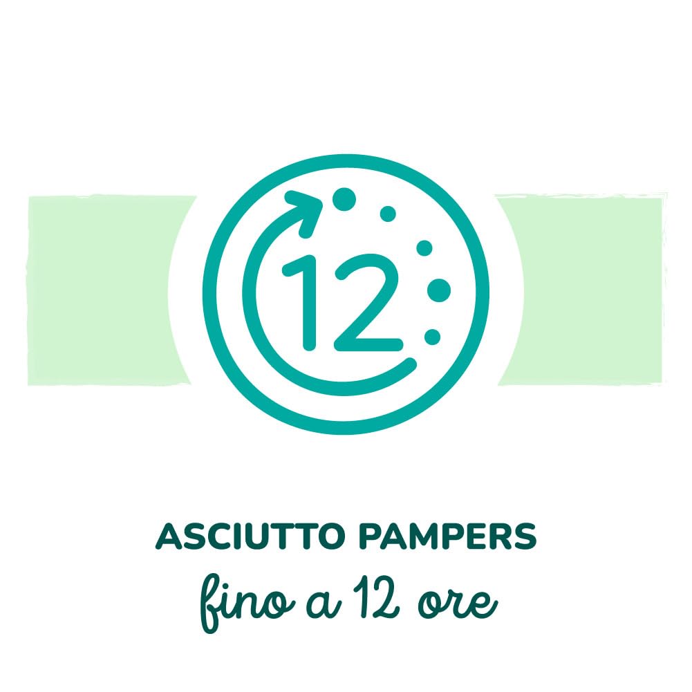 Pampers Protezione Pura, Taglia 5 (11-25 kg), Ipoallergenico, Barriera Stop&Protect, Anti-Fuoriuscite, Formato Scorta, 0% Profumo e Lozioni, Pelli Sensibili, Ultra Morbido, 76 Pannolini Bambino