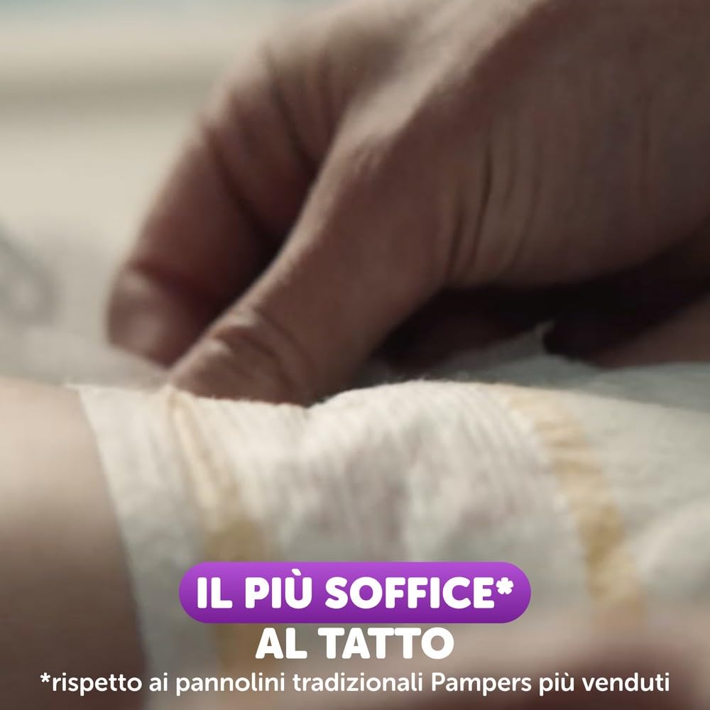 Pampers Progressi XL, Taglia 6 (16+ kg), Formato Scorta, Pelli Delicate, Linguette Rinforzate, Anti-Fuoriuscite, 102 Pannolini Bambino + 500 Punti Omaggio