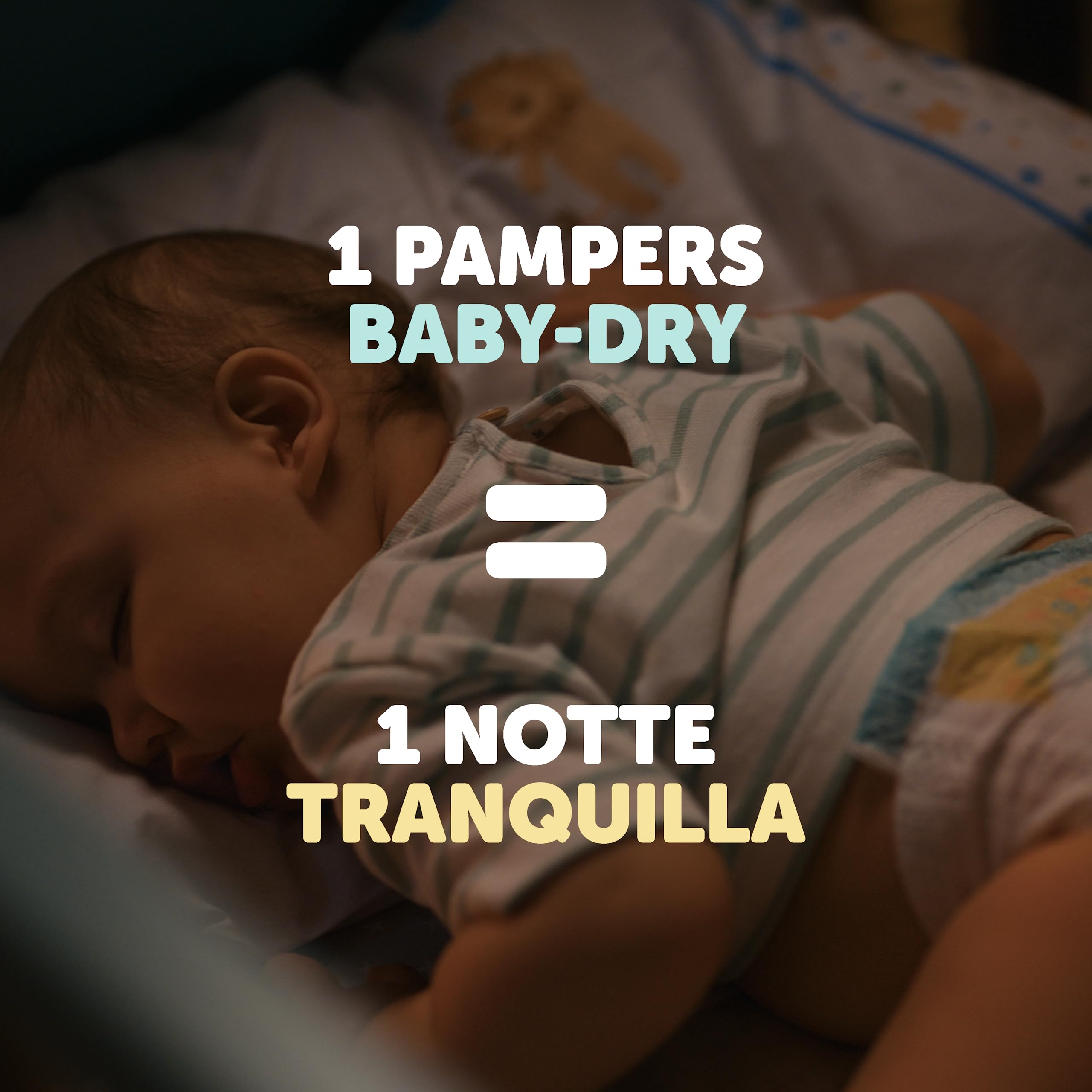 Pampers Baby Dry Mini, Taglia 2 (3-6 kg), Formato Scorta, Barriere Anti-Fuoriuscite, Più Asciutto Fino a 12h, Linguette Rinforzate e Avvolgenti, 186 Pannolini Neonato