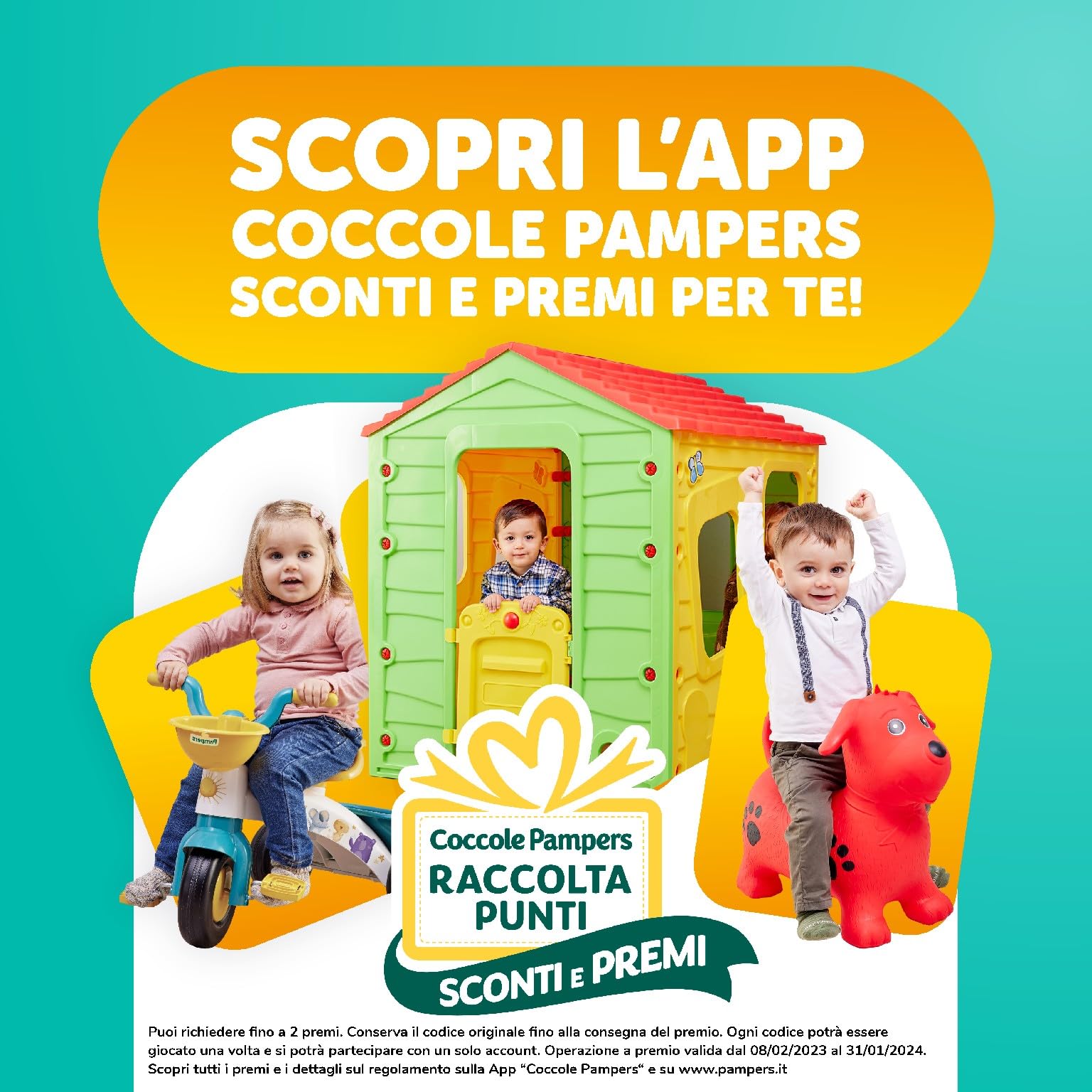 Pampers Baby Dry Mutandino & Fit Prime Maxi, Formato Scorta, 138 Pannolini, Taglia 4 (8-15 Kg), 1 mese di palestra online in Omaggio