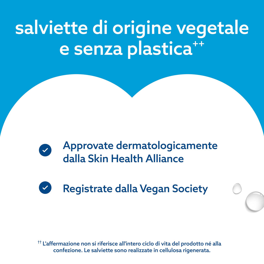 WaterWipes Sensitive+ Newborn & Baby Wipes, Salviettine per Neonati e Bambini, 540 Pezzi (9 Confezioni), Deterge, Cura, Protegge, 99,9% Acqua, Senza Profumo