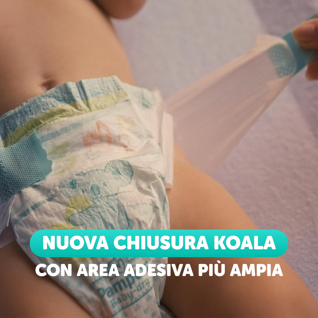 Pampers Baby Dry Midi, 168 Pannolini, Taglia 3 (4-9 kg), Cartone Da 56X3
