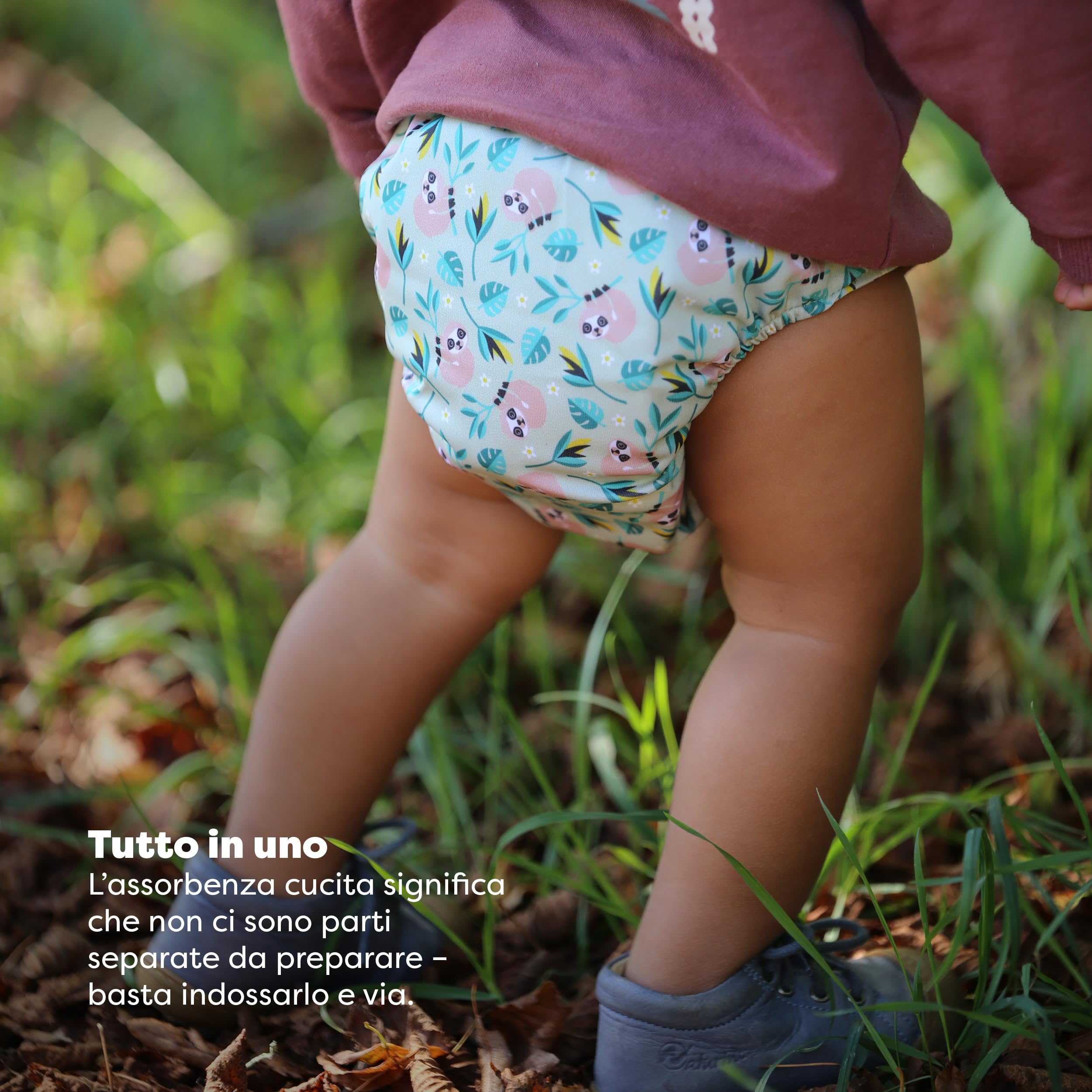Bambino Mio, Miosolo Classic Pannolino Lavabile Tutto-In-Uno, Pannolino Ecologico Privo di Sostanze Nocive