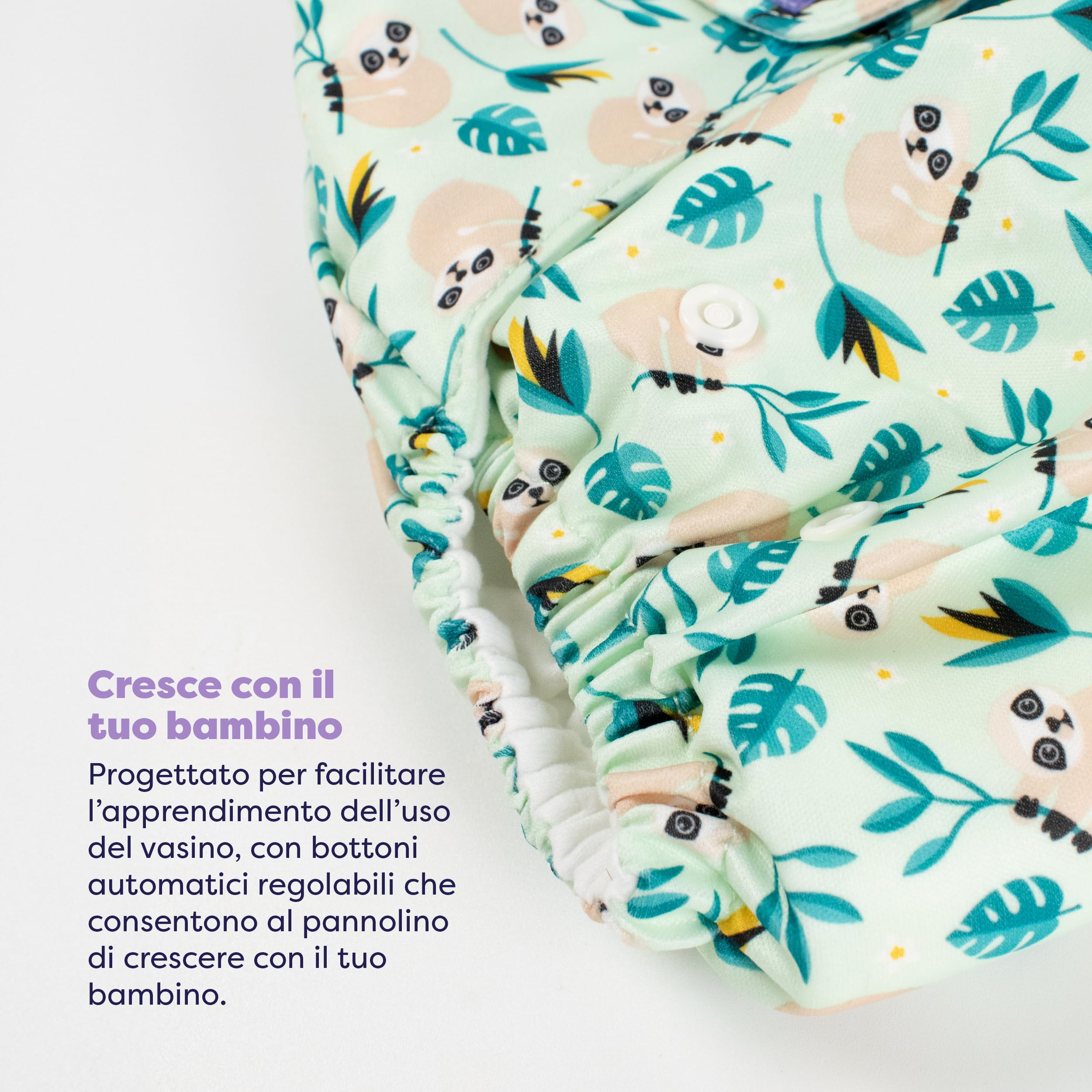 Bambino Mio, Miosolo Classic Pannolino Lavabile Tutto-In-Uno, Pannolino Ecologico Privo di Sostanze Nocive