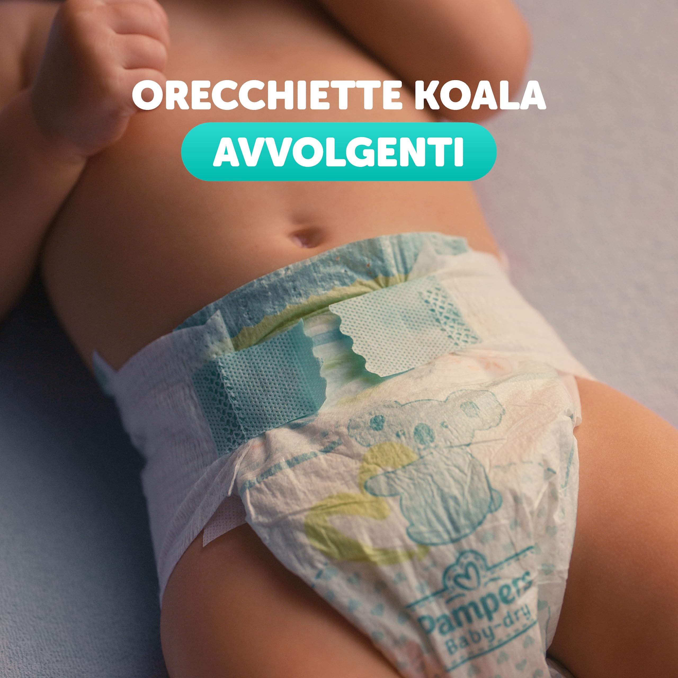 Pampers Baby Dry Maxi, Taglia 4 (7-18 kg), Formato Scorta, Barriere Anti-Fuoriuscite, Più Asciutto Fino a 12h, Linguette Rinforzate e Avvolgenti, 200 Pannolini Bambino + 500 Punti Omaggio
