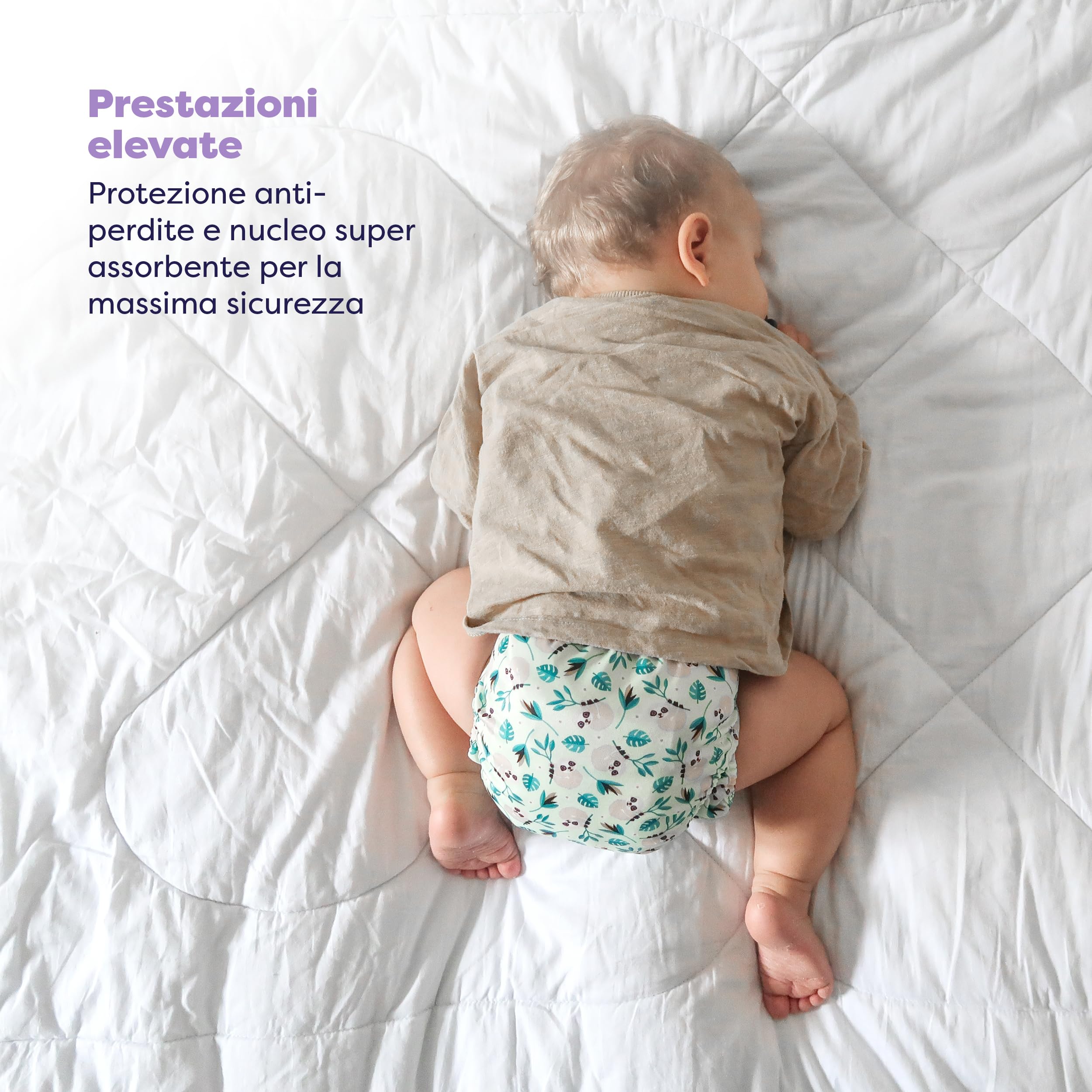Bambino Mio, Miosolo Classic Pannolino Lavabile Tutto-In-Uno, Pannolino Ecologico Privo di Sostanze Nocive