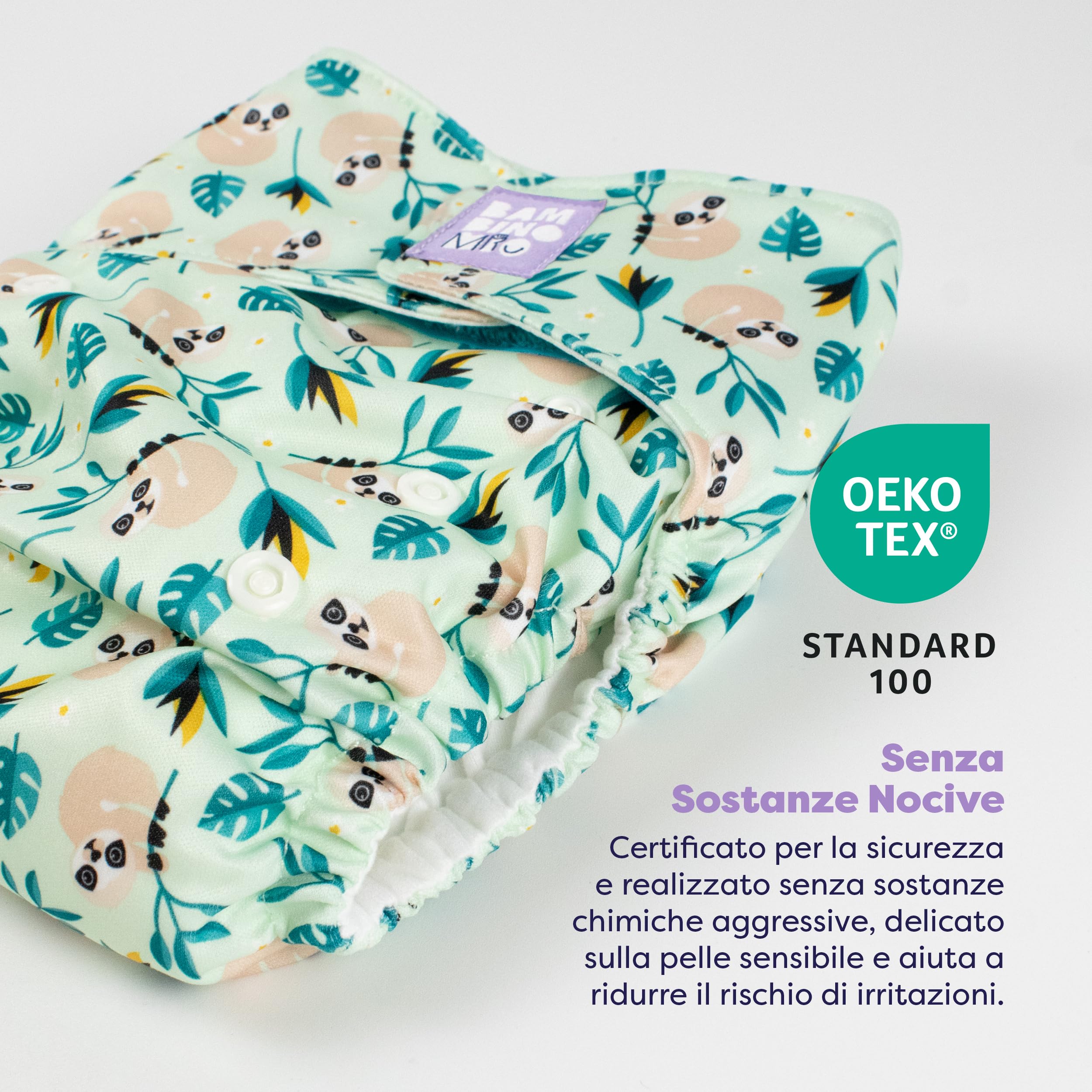 Bambino Mio, Miosolo Classic Pannolino Lavabile Tutto-In-Uno, Pannolino Ecologico Privo di Sostanze Nocive